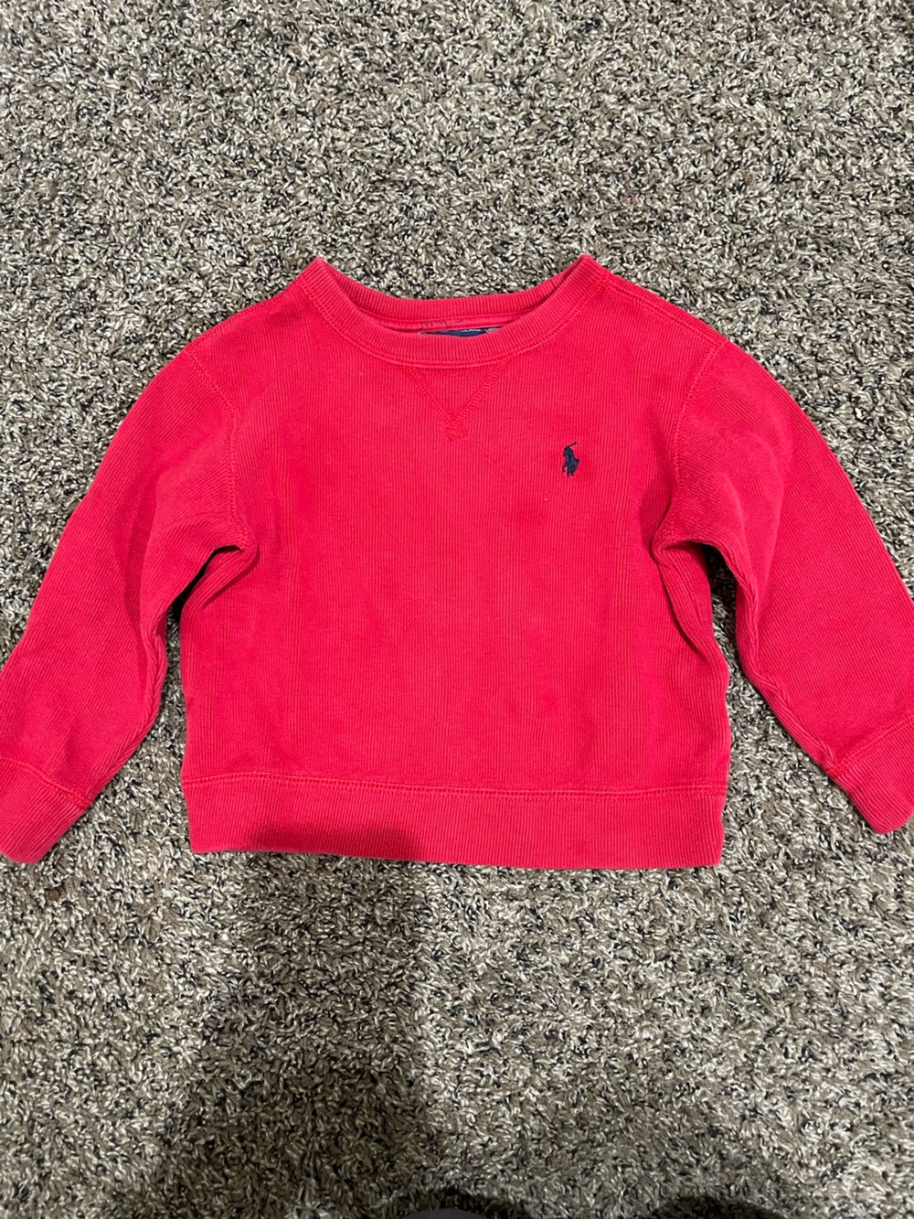 Polo by Ralph Lauren Bright Red Kids Crewneck Sweater